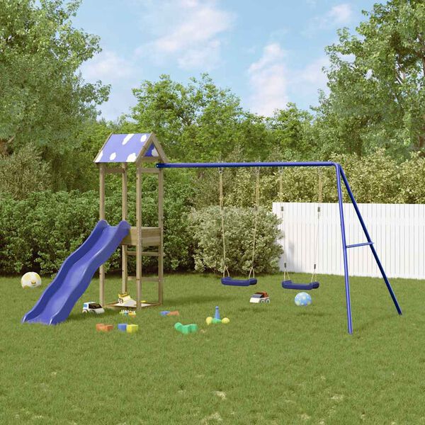 vidaXL Outdoor Playset Impregnated Wood Pine