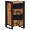 vidaXL Drawer Cabinet Multicolour 40x40x75 cm Solid Wood Reclaimed
