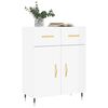 vidaXL Sideboard High Gloss White 69.5x34x90 cm Engineered Wood