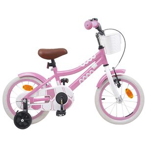vidaXL Kids Bike 12 Inches for 2-4 Years Old Light Pink