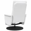 vidaXL Massage Recliner Chair White 71 x 90 x 105 cm Faux Leather