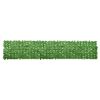vidaXL Balcony Screen with Green Leaves 400x75cm