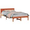 vidaXL Bed Frame Brown 120 x 200 cm Solid Pine wood