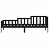 vidaXL Day Bed without Mattress Black 80x200 cm Solid Wood Pine