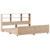 vidaXL Bed Frame without Mattress 180x200 cm Super King Solid Wood Pine