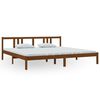vidaXL Bed Frame without Mattress Honey Brown Solid Wood 200x200 cm