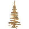 vidaXL Christmas Trees with Stand Brown 210 cm Solid pine wood