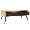 vidaXL Coffee Table Solid Fir Wood 115x55x50 cm
