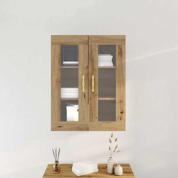 vidaXL Wall Cabinet Artisan Oak 69.5 x 34 x 90 cm Engineered Wood
