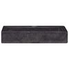 vidaXL Sink Black 38x24x6.5 cm Marble