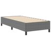 vidaXL Bed Frame Light grey 90 x 190 cm Corduroy fabric