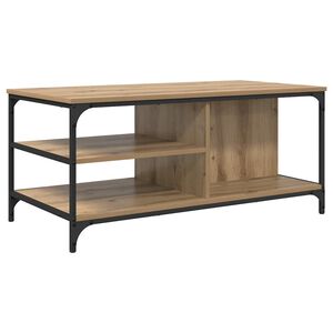 vidaXL Coffee Table Artisan Oak 100 x 50 x 45 cm Engineered Wood
