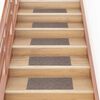 vidaXL Stair Mats Self-adhesive 30 pcs 60x25 cm Beige Rectangular