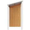 vidaXL Garden Shed with Extended Roof Light Brown 277x107x181cm Steel