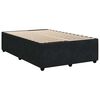 vidaXL Bed Frame without Mattress Black 120x200 cm Velvet