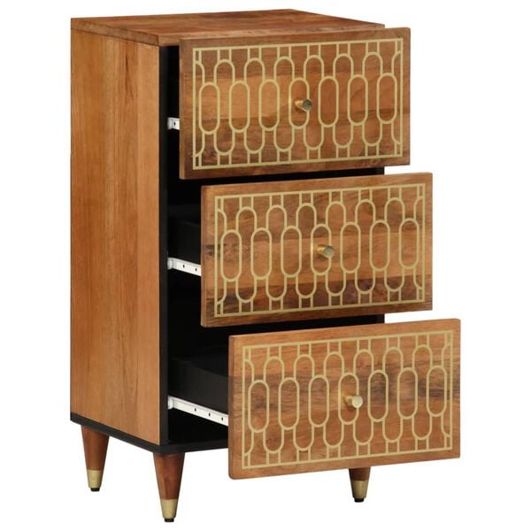 vidaXL Side Cabinet 40x33x75 cm Solid Wood Mango