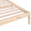 vidaXL Bed Frame without Mattress Solid Wood Pine 100x200cm