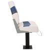 vidaXL Boat Seat with Pedestal 360&deg; Rotatable