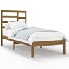 vidaXL Bed Frame without Mattress Honey Brown Solid Wood 90x200 cm