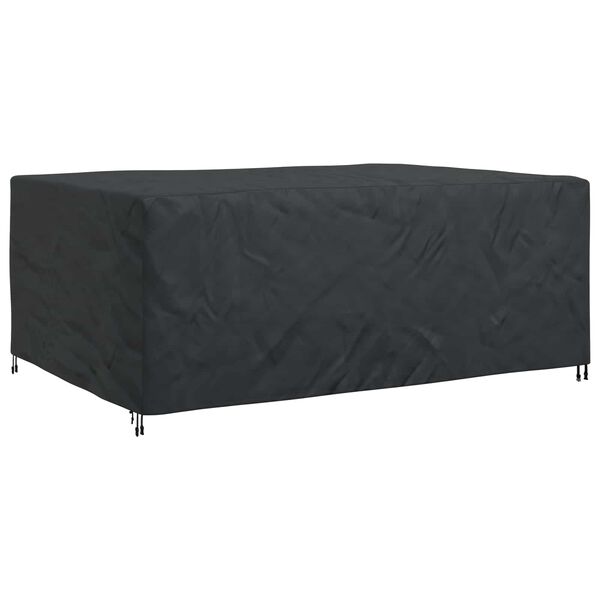 vidaXL Furniture Cover Plain Black 270 x 180 x 90 cm 210D