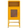 vidaXL Bedside Cabinet Mustard Yellow 36x39x78 cm Cold-rolled Steel