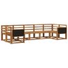 vidaXL Outdoor Sofa Set 7 pcs Natural Solid Acacia Wood