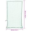 vidaXL Trailer Net with Elastic Rope Green 5x3 m PP