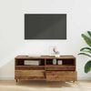 vidaXL TV Cabinet with Drawer Old Wood 100 x 34.5 x 44.5 cm