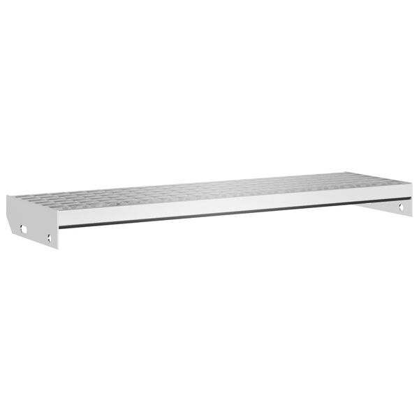 vidaXL Grate Step 80x24x7 cm Galvanised Steel