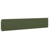 vidaXL Lawn Edgings 10 pcs Olive Green 20x103 cm Cold-rolled Steel