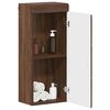 vidaXL Bathroom Wall Cabinet TULUM Brown Oak 37 x 24.5 x 86 cm