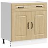 vidaXL Kitchen Base Cabinet Kalmar Sonoma Oak Engineered Wood