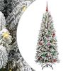 vidaXL Artificial Christmas Tree White 150 cm