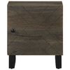 vidaXL Bedside Cabinet Black 40x33x46 cm Solid Wood Mango