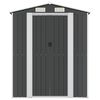 vidaXL Garden Shed Anthracite 192x855x223 cm Galvanised Steel