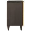 vidaXL Bathroom Cabinet with Shelf Black and Gold 38 x 33 x 58 cm
