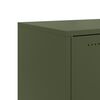 vidaXL Sideboard Olive Green 100.5x39x72 cm Steel