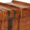 vidaXL Treasure Chest Set 2 Pieces Solid Acacia Wood Honey Finish