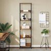 vidaXL Bookshelf Old Wood 50x33x188.5cm Engineered Wood