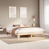 vidaXL Bed Frame without Mattress 180x200 cm Super King Solid Wood Pine