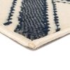 vidaXL Modern Rug Zigzag Design 80x150 cm Brown/Black/Blue
