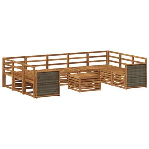 vidaXL Sofa Sets Solid Acacia Wood