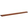vidaXL Window Sill Brown Wood 120 x 10 x 4.5 cm PVC