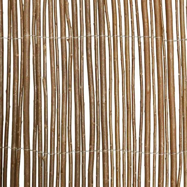 vidaXL Willow Fence Brown 180 x 300 cm