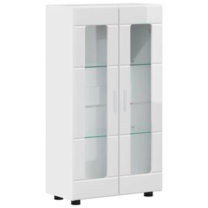 vidaXL Sideboard FLORIN 55.5 x 29 x 100 cm High Gloss White
