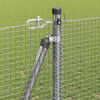 vidaXL Fence Post Silver 50 x 1.2 m (16 x 16 mm mesh) Steel