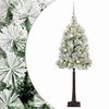 vidaXL Artificial Hinged Christmas Tree with Baubles 120 cm 150 LEDs