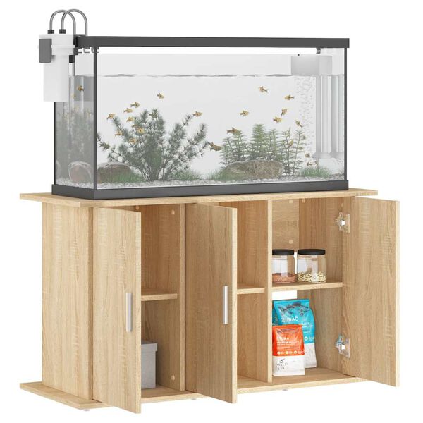 vidaXL Aquarium Stand Sonoma Oak 101x41x58 cm Engineered Wood
