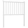 vidaXL Metal Replace Headboard White 80 cm