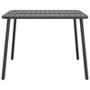 vidaXL Garden Table Anthracite 100x100x71 cm Steel